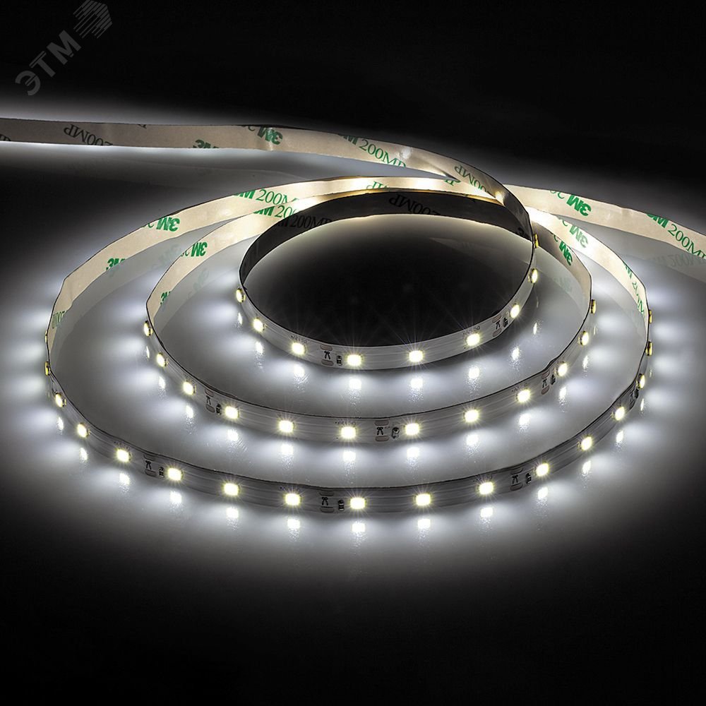 Лента светодиодная LEDх60/м 5м 4.8w/m 12в дневной LS603 дневной FERON - превью