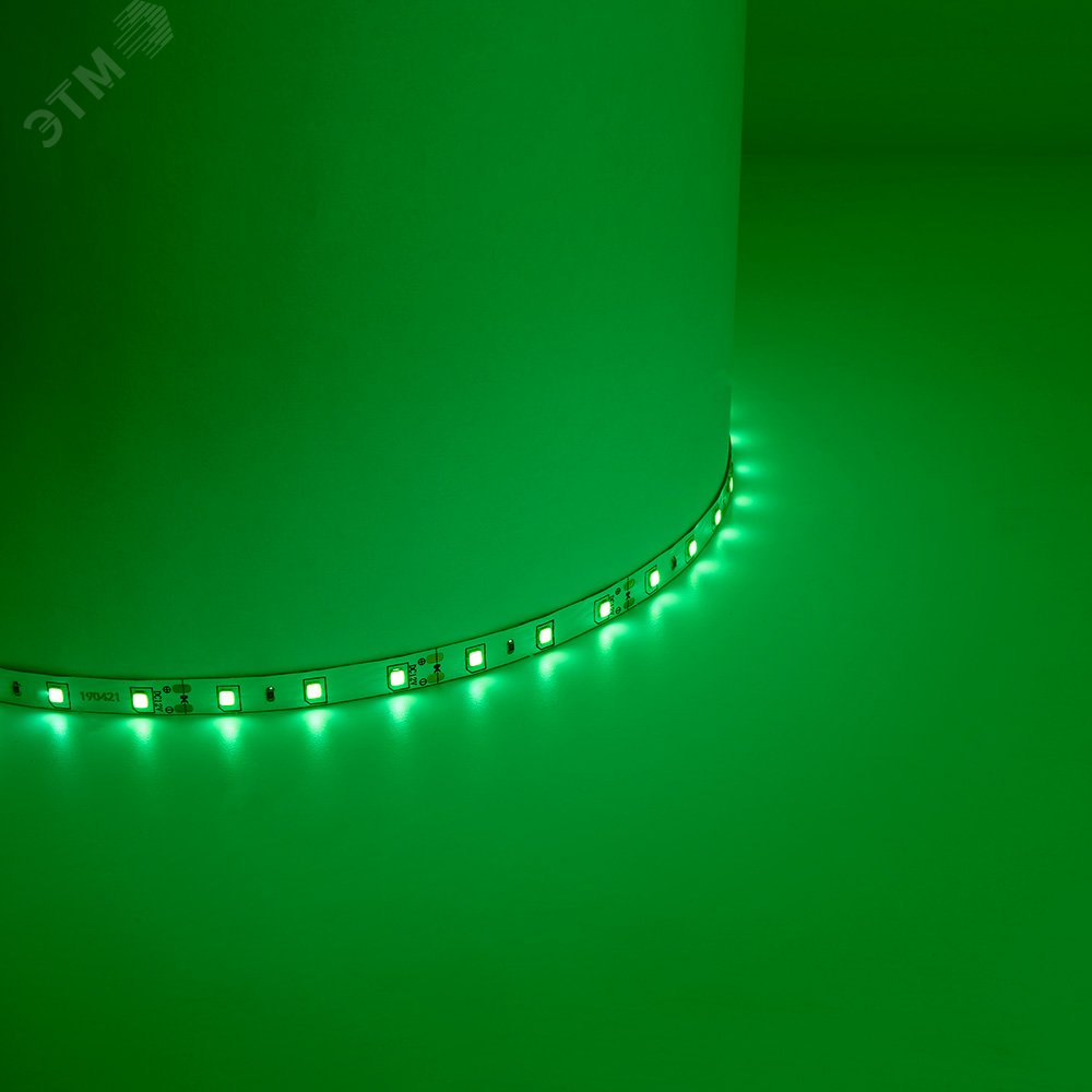 Лента светодиодная LEDх60/м 5м 4.8w/m 12в зеленый LS603 зеленый FERON - превью