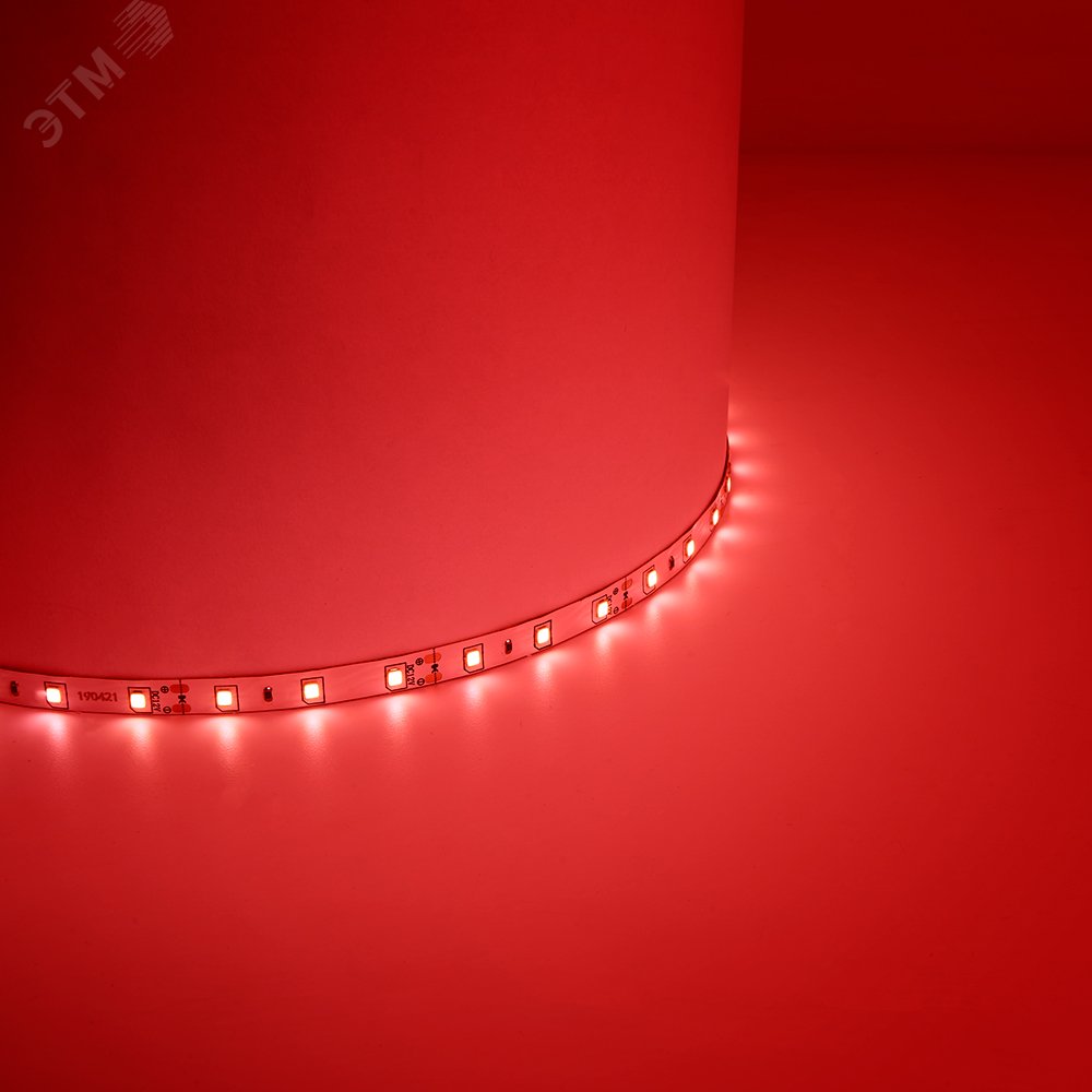 Лента светодиодная LEDх60/м 5м 4.8w/m 12в красный LS603 красный FERON - превью 2
