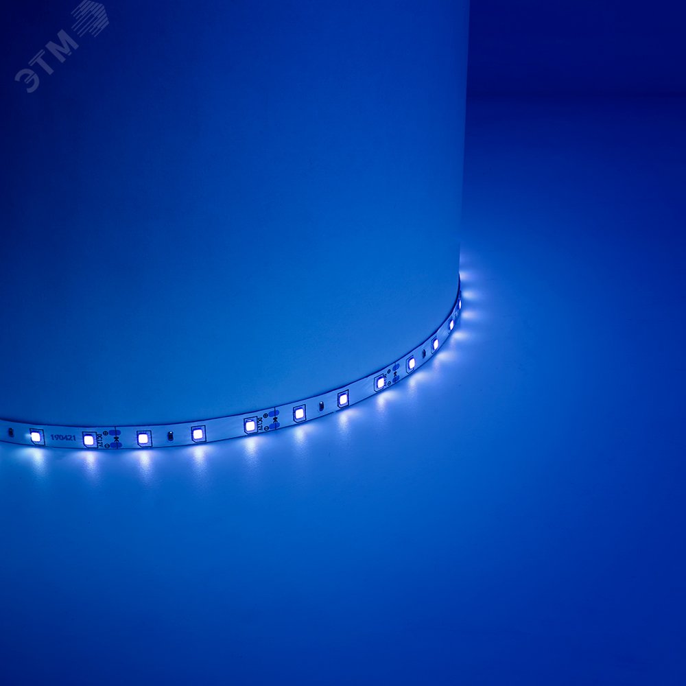 Лента светодиодная LEDх60/м 5м 4.8w/m 12в IP65 синий LS604 синий FERON - превью