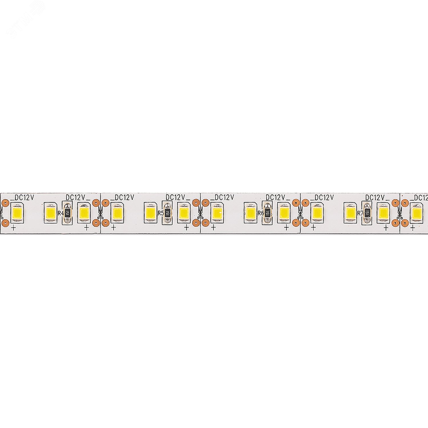 Лента светодиодная LEDх120/м 5м 9.6Вт/м 12В теплый белый LS612 теп-бел. FERON - превью 3