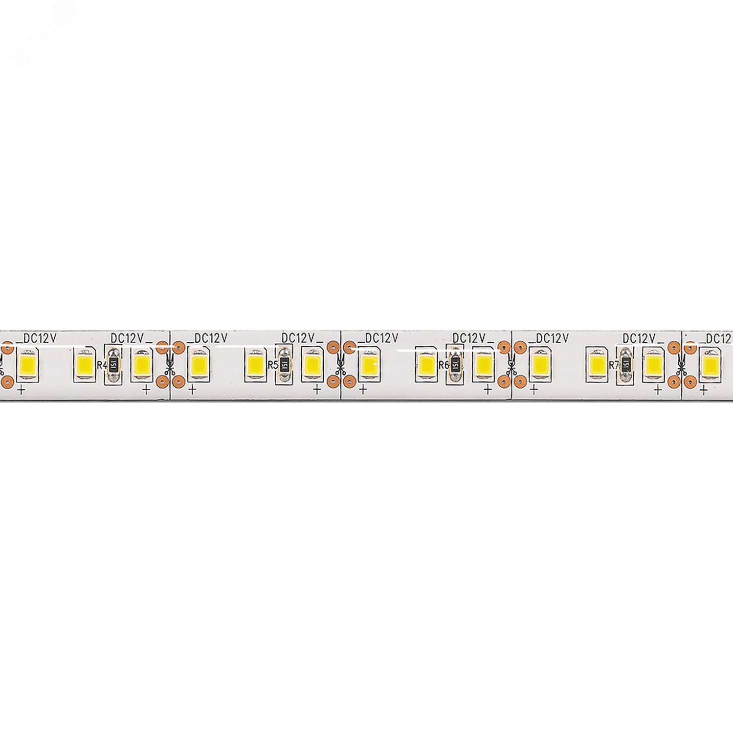 Лента светодиодная LEDх120/м 5м 9.6w/m 12в IP65 теплый белый LS613 теп-бел. FERON - превью 4