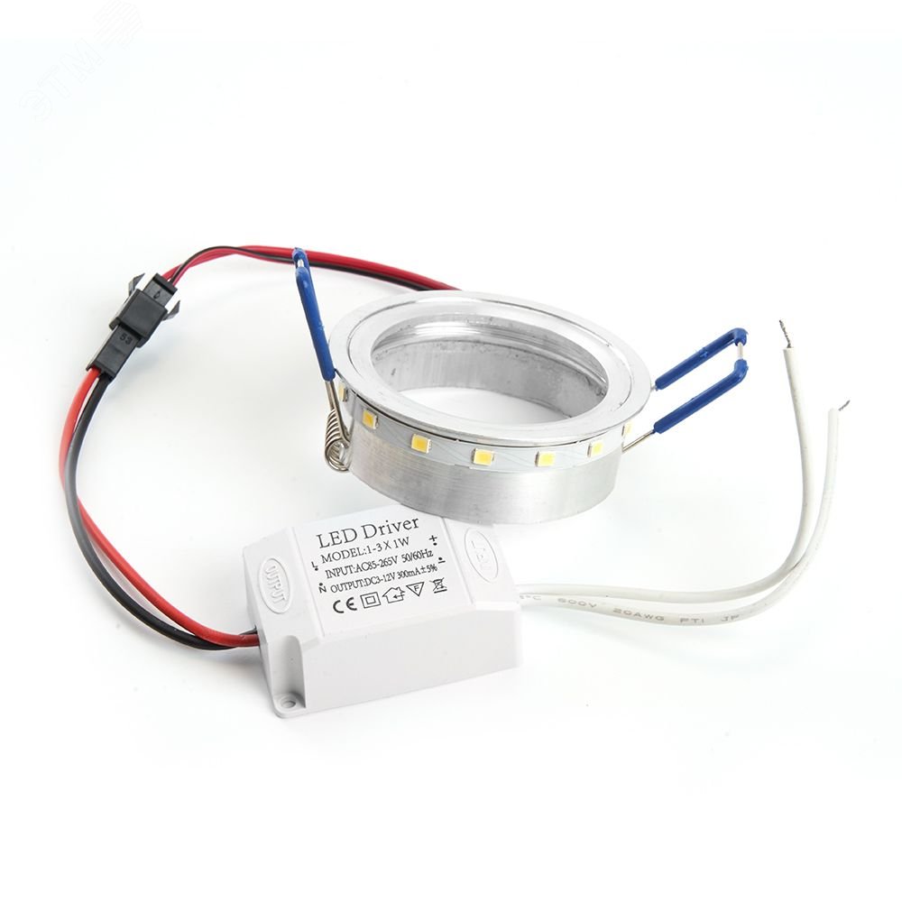 Кольцо с диодами 3w 4000К MR16 и драйвер для светильников с подсветкой LB-1226 28890 FERON - превью