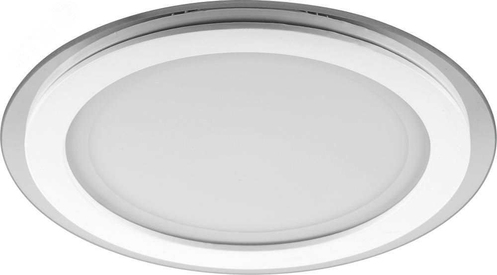 Светильник светодиодный ДВО-18w 4000K 1120Лм со стеклом белый AL2110 FERON - превью