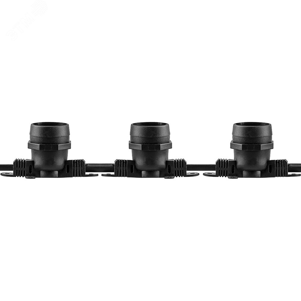 Изображение товара Гирлянда Белт-лайн 100м IP65 200 патронов Е27 уличная черная