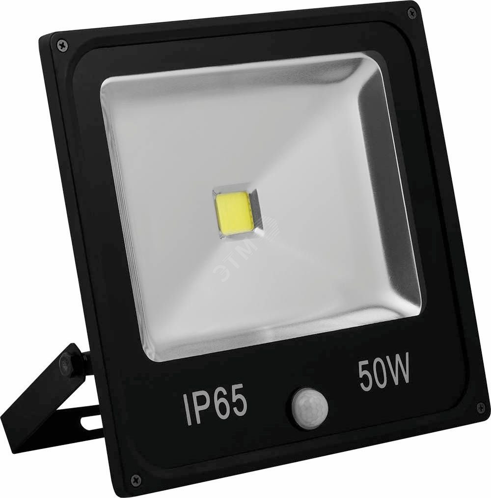 Прожектор светодиодный ДО-50w с ИК датчиком 1LED 6400K 4000Лм IP65 LL-863 FERON
