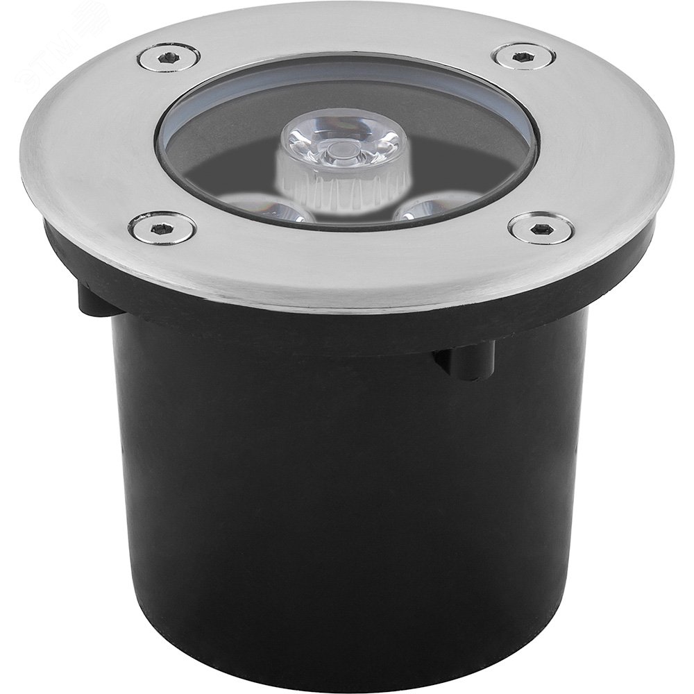 Изображение товара Светильник светодиодный тротуарный ДВУ-3w 2700К IP67 100x80mm