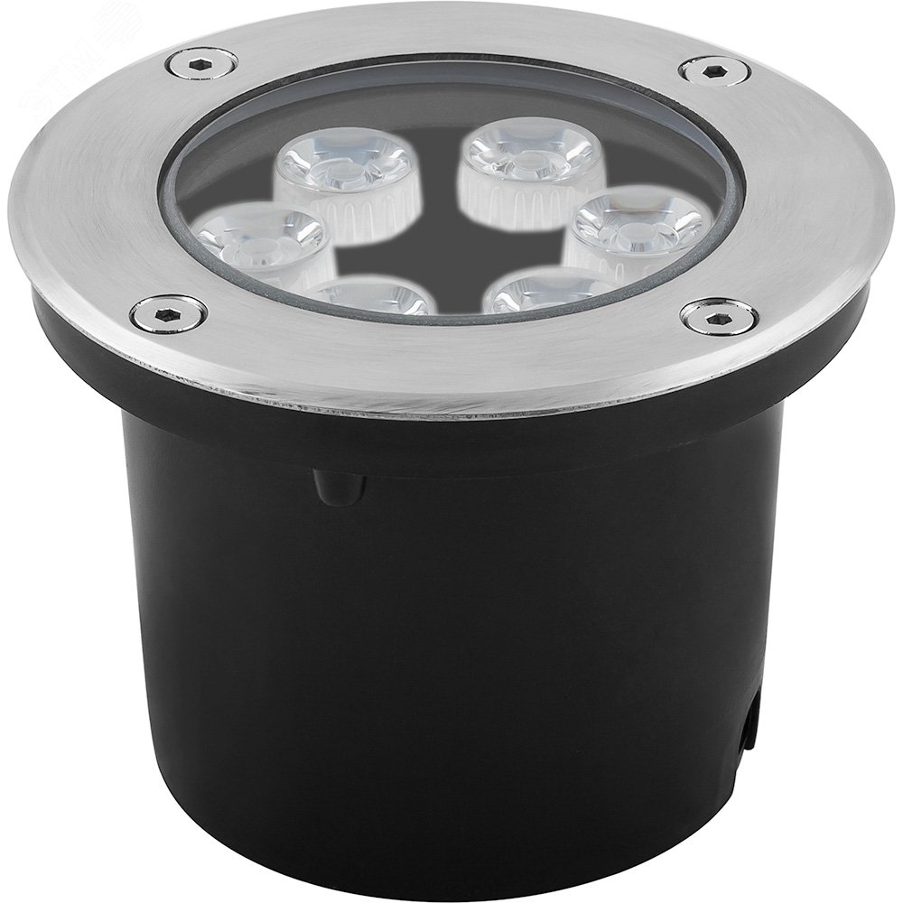 Изображение товара Светильник светодиодный тротуарный ДВУ 6W RGB IP67 круг