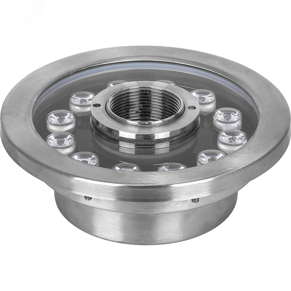 Изображение товара Прожектор светодиодный подводный ДО-12w 24в RGB IP68 (БЕЗ ДРАЙВЕРА!) (шт)