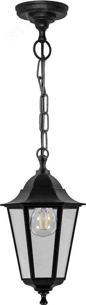 Изображение товара Светильник НСУ-04-60-001 цепь E27 IP44 черный (шт)