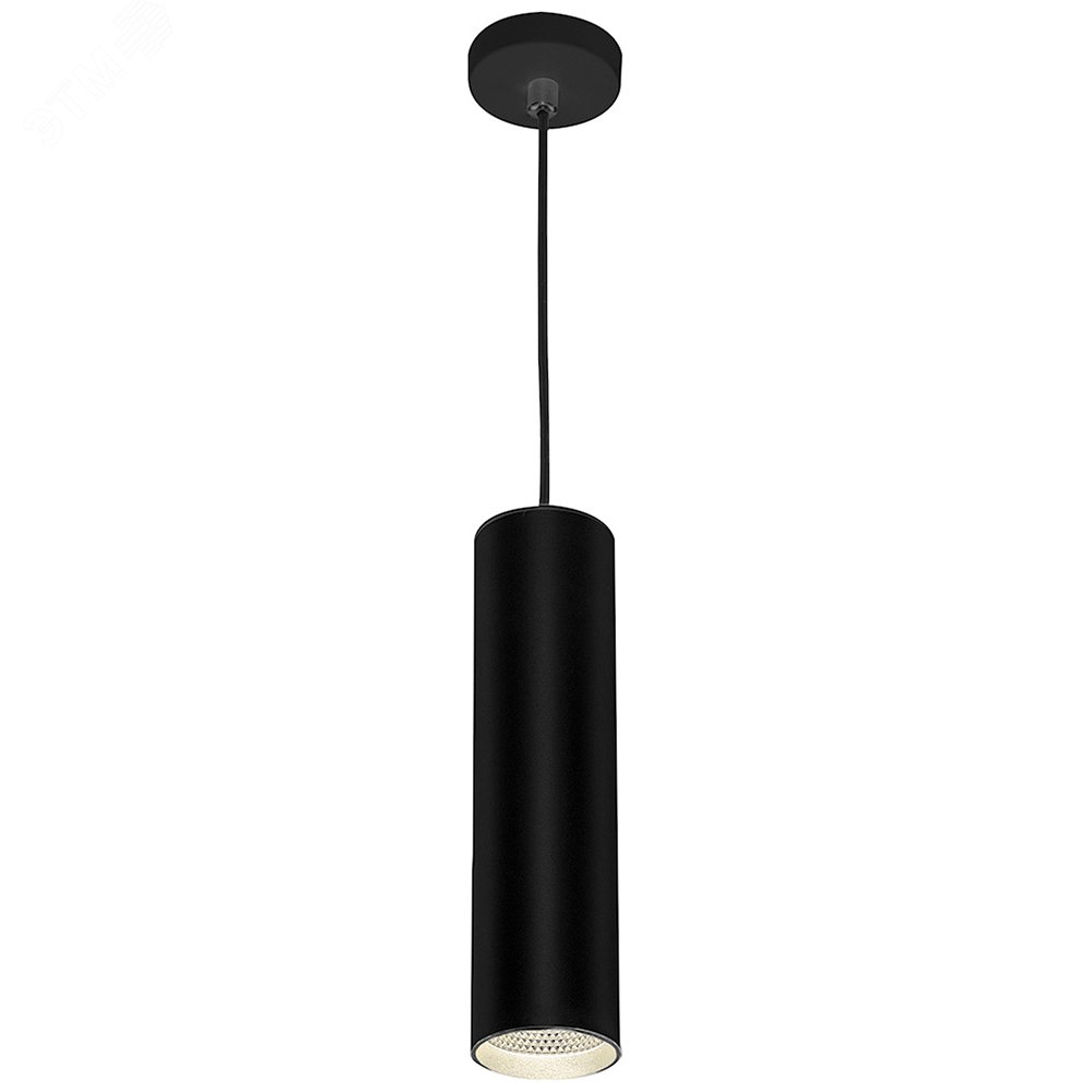 Изображение товара Светильник светодиодный на подвесе 15W 1350Лм IP40 черный