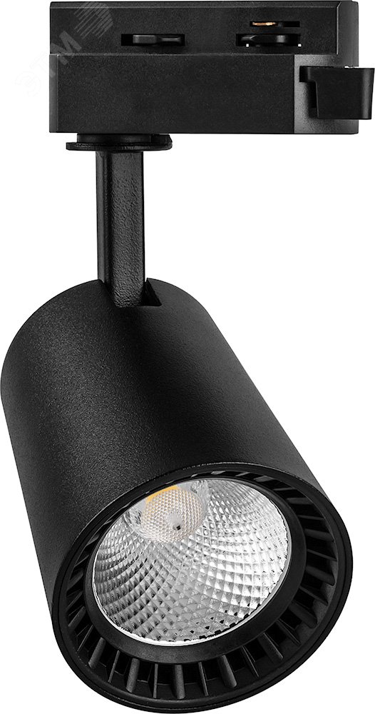 Изображение товара Светильник трековый светодиодный на шинопровод 12W 1080Lm 2700K черный