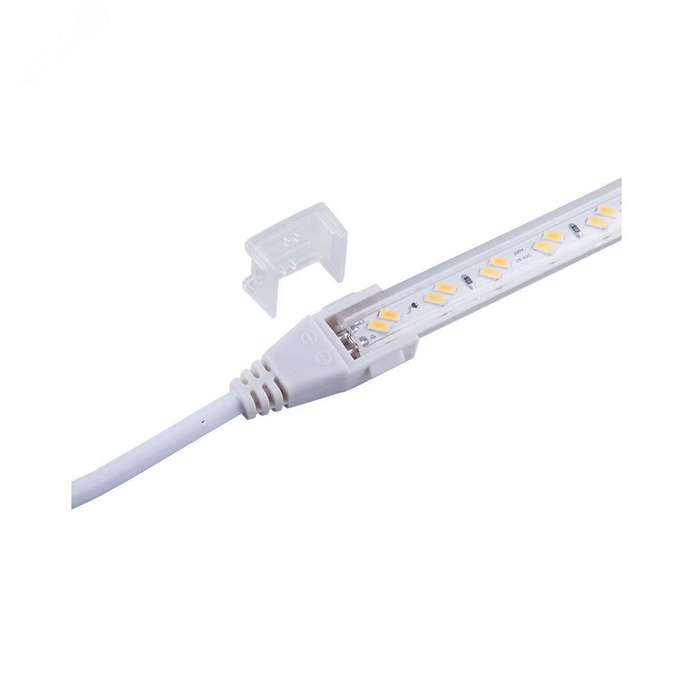 Лента светодиодная LEDх120/м 1м 11w/m 220в IP65 тепло-белый LS705 FERON - превью 3