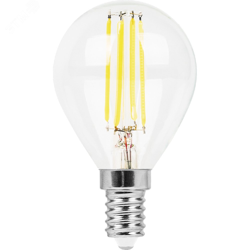 Лампа светодиодная LED 9вт Е14 белый шар FILAMENT LB-509 FERON - превью