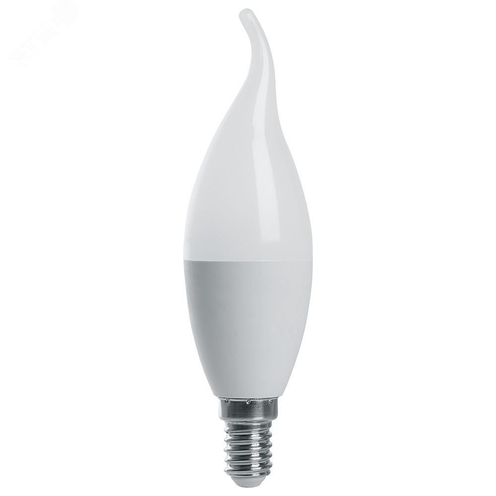 Лампа светодиодная LED 13вт Е14 белый матовая свеча на ветру LB-970 FERON - превью 3