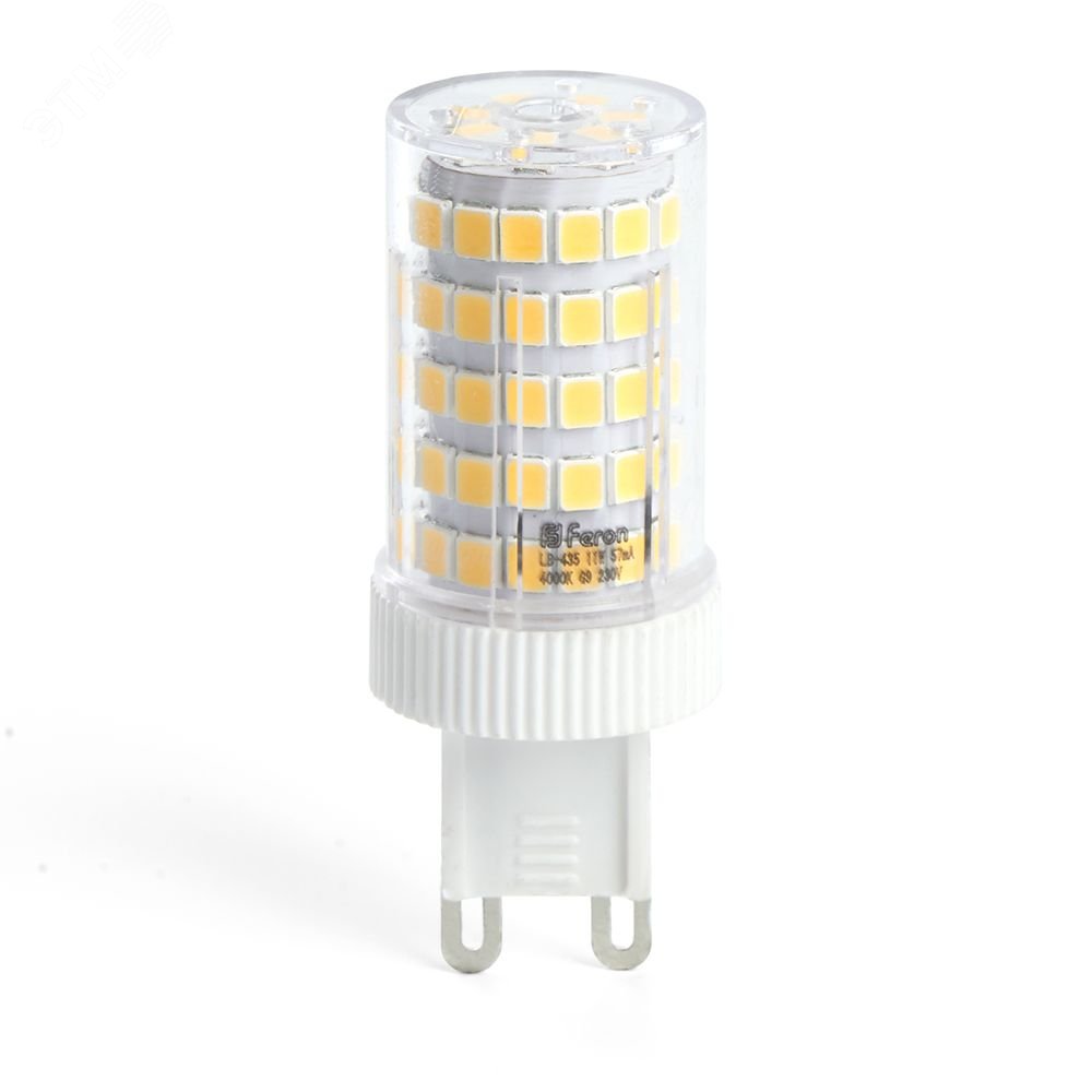Лампа светодиодная LED 11вт 230в G9 белый капсульная LB-435 FERON - превью 3