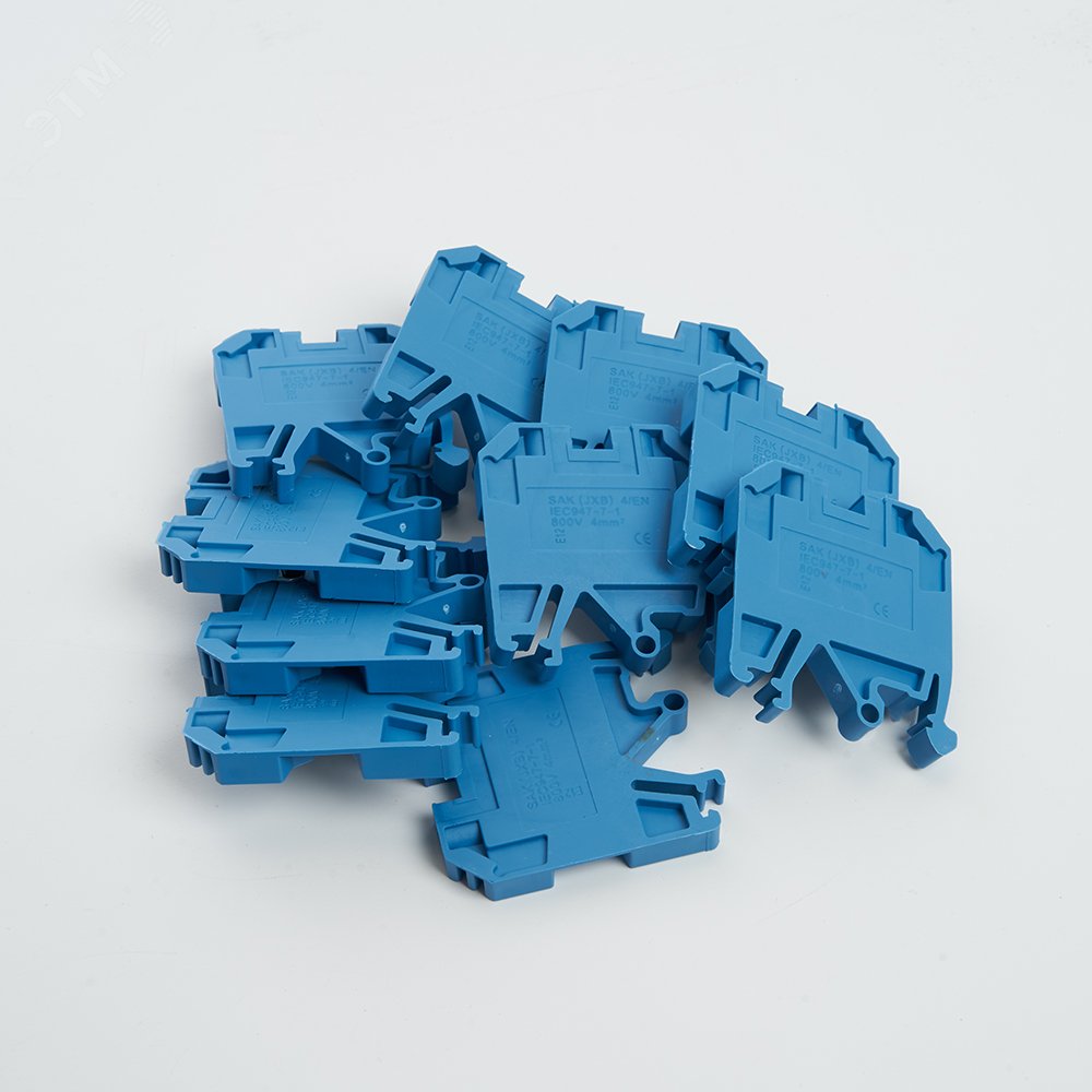 Зажим наборный изолированный (винтовой) ЗНИ 6мм2 (JXB 2,5) синий Stekker LD551-2-60 FERON - превью 4