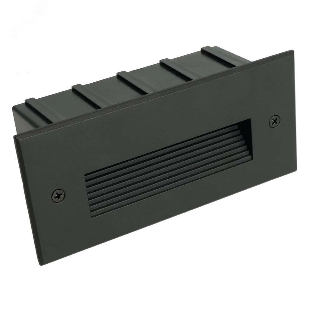 Изображение товара Светильник светодиодный ДВУ-5w 4000К IP65 черный для встроенного монтажа