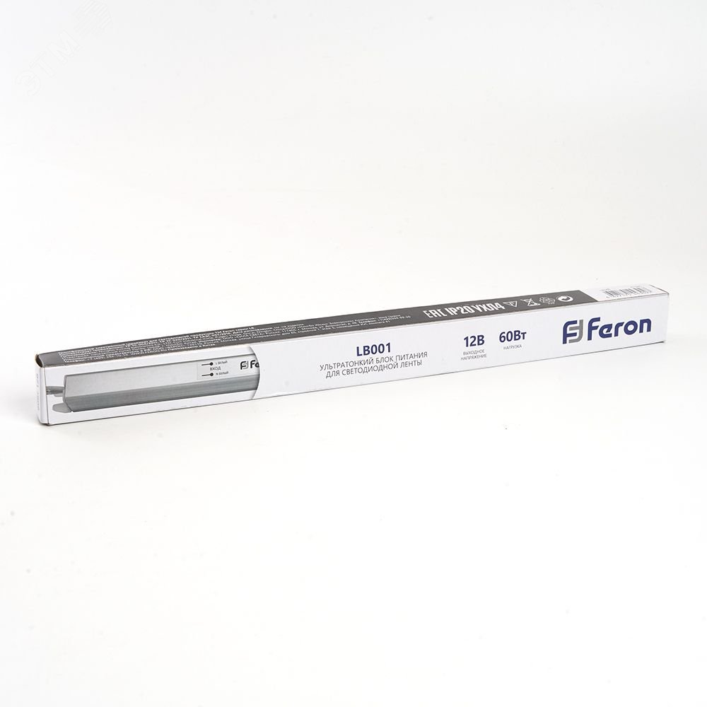Драйвер светодиодный LED 60w 12v ультратонкий LB001 FERON - превью 6