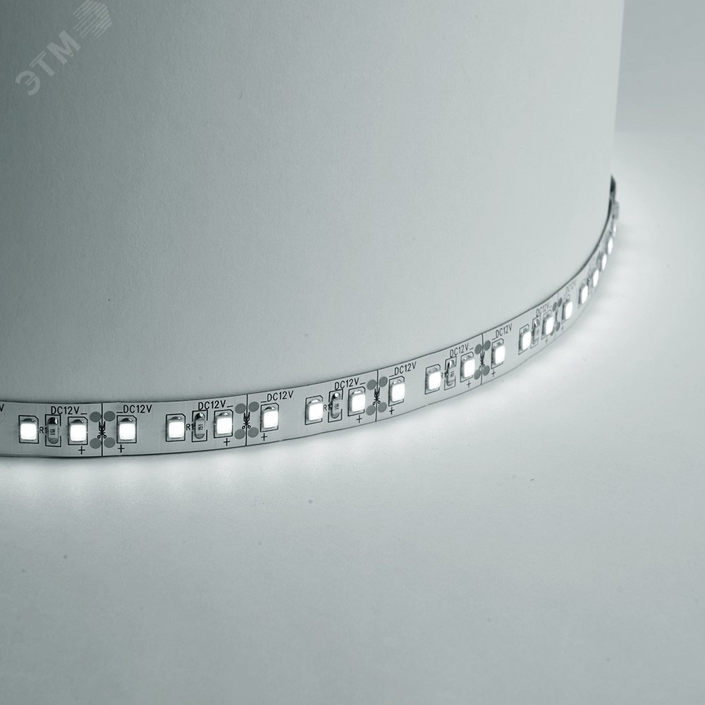 Лента светодиодная LEDх120/м 5м 9.6w/m 12в белый LS612 FERON - превью