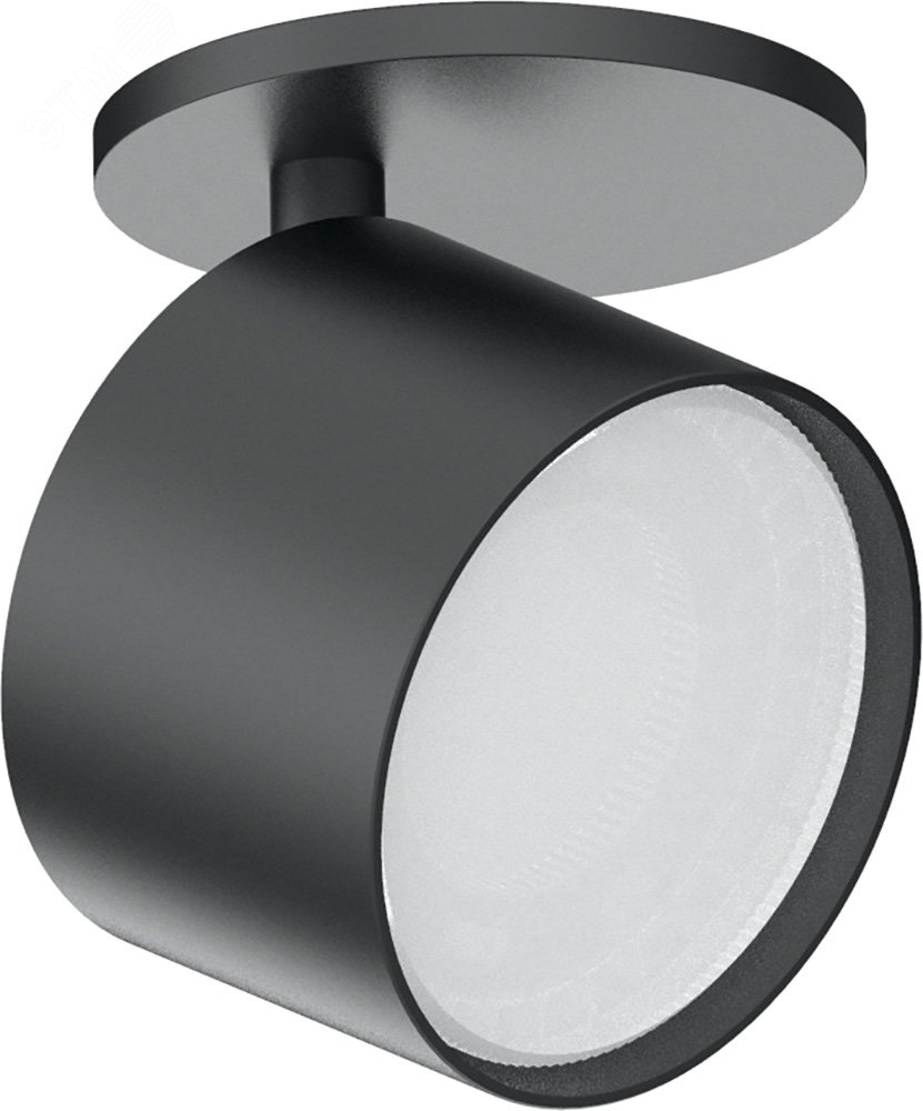 Светильник ДБО GX53 без лампы наклонный черный ML211 FERON - превью