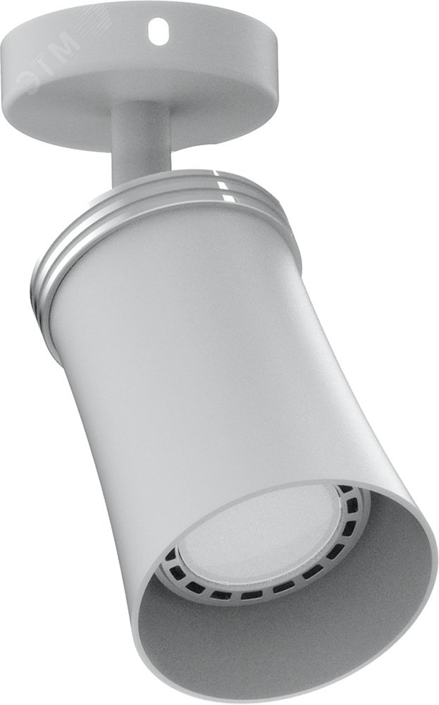 Светильник ДБО GU10 без лампы наклонный белый ML221 FERON - превью