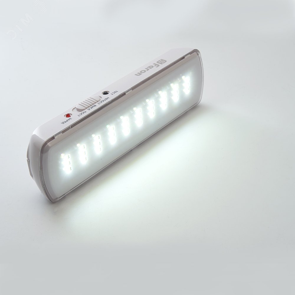 Светильник аварийный светодиодный LEDх30 1ч универсальный с наклейкой ВЫХОД EM110 FERON - превью 4