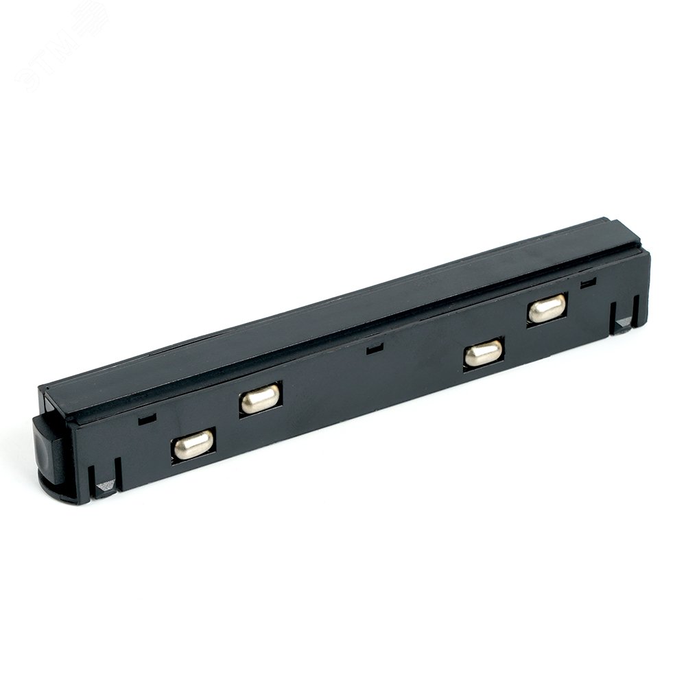 Изображение товара Соединитель-коннектор прямой черный для низковольтного шинопровода (шт)