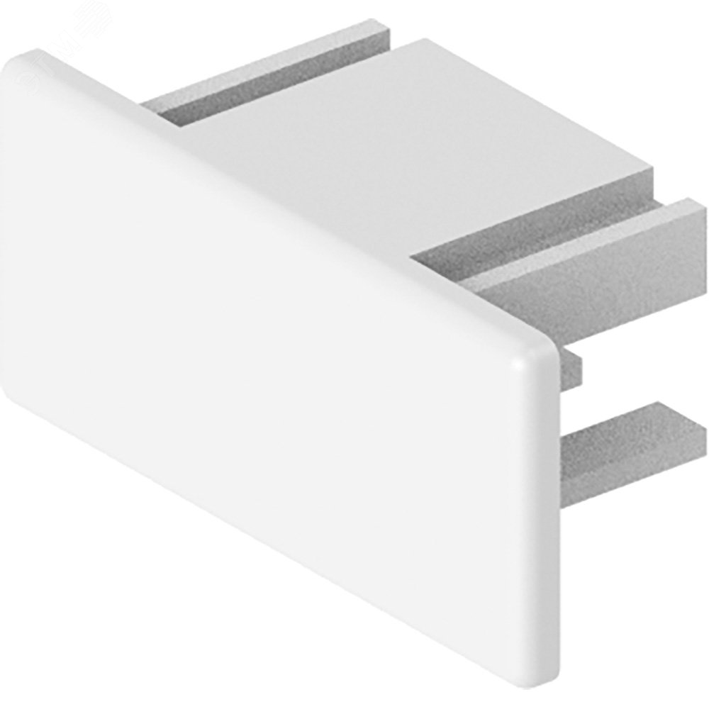 Изображение товара Заглушка пластиковая белая для шинопровода CAB1005 (шт)