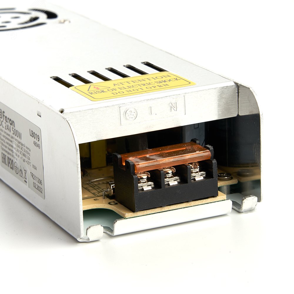 Драйвер светодиодный LED 500w 24v LB019 FERON - превью 4