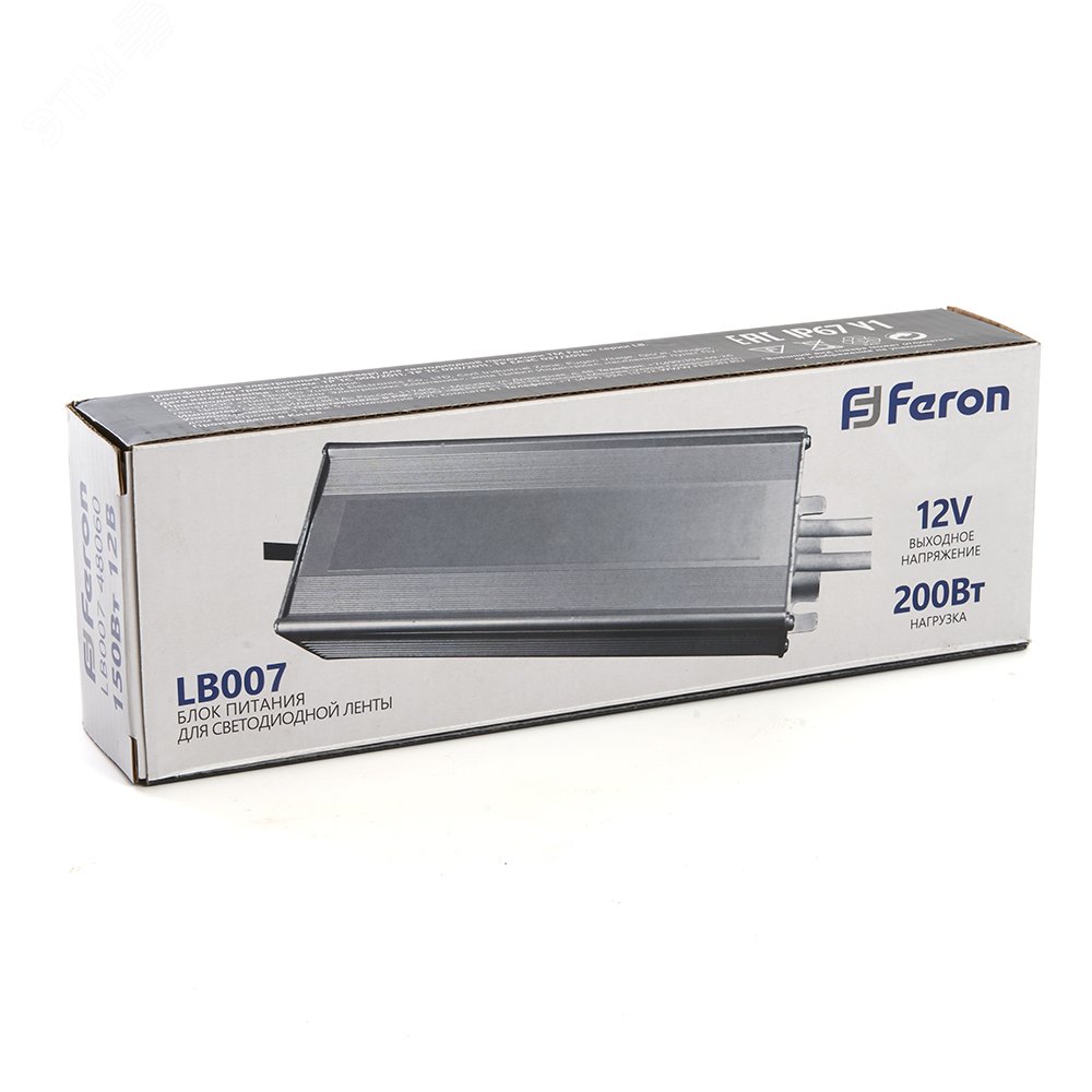 Драйвер светодиодный LED 200w 12v IP67 LB007 FERON - превью 6