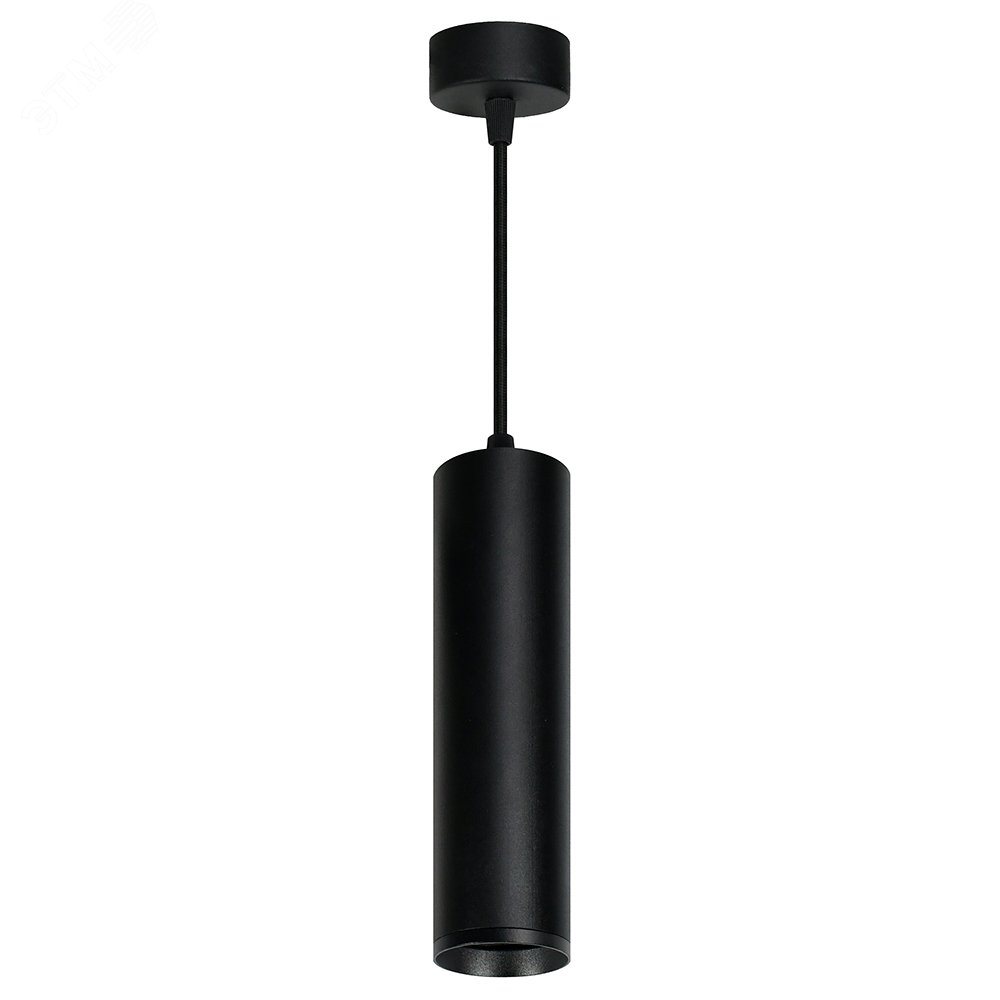 Изображение товара Светильник ДСО GU10 без лампы на подвесе черный