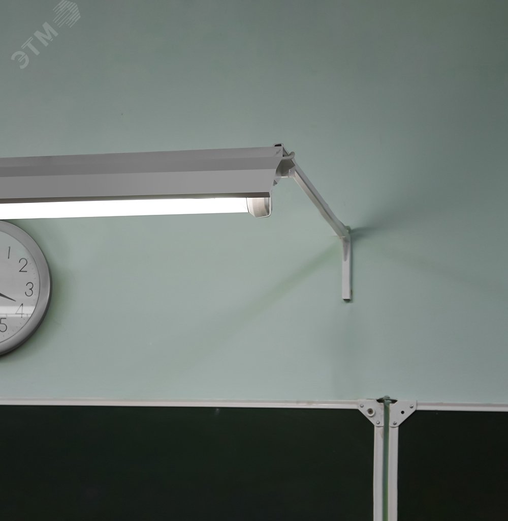 Кронштейн к светильникам ДПО серый для школьных досок ДС-05 FERON - превью 4