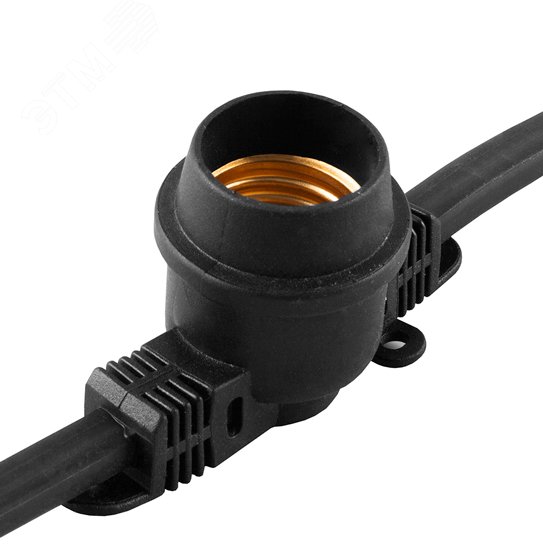 Изображение товара Гирлянда Белт-Лайт 100 м 400 патронов Е27 IP65 черный