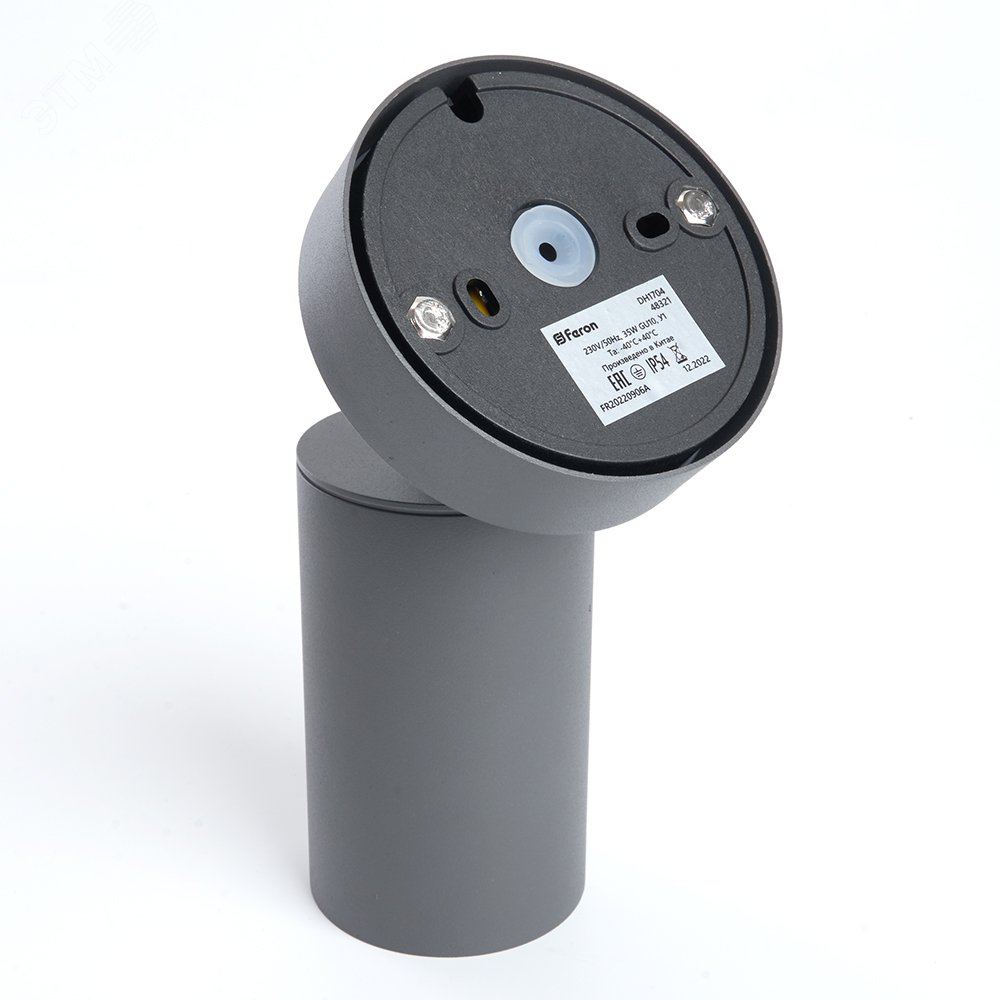 Светильник ДБУ GU10 без лампы наклонный IP54 серый DH1704 48321 FERON - превью 5
