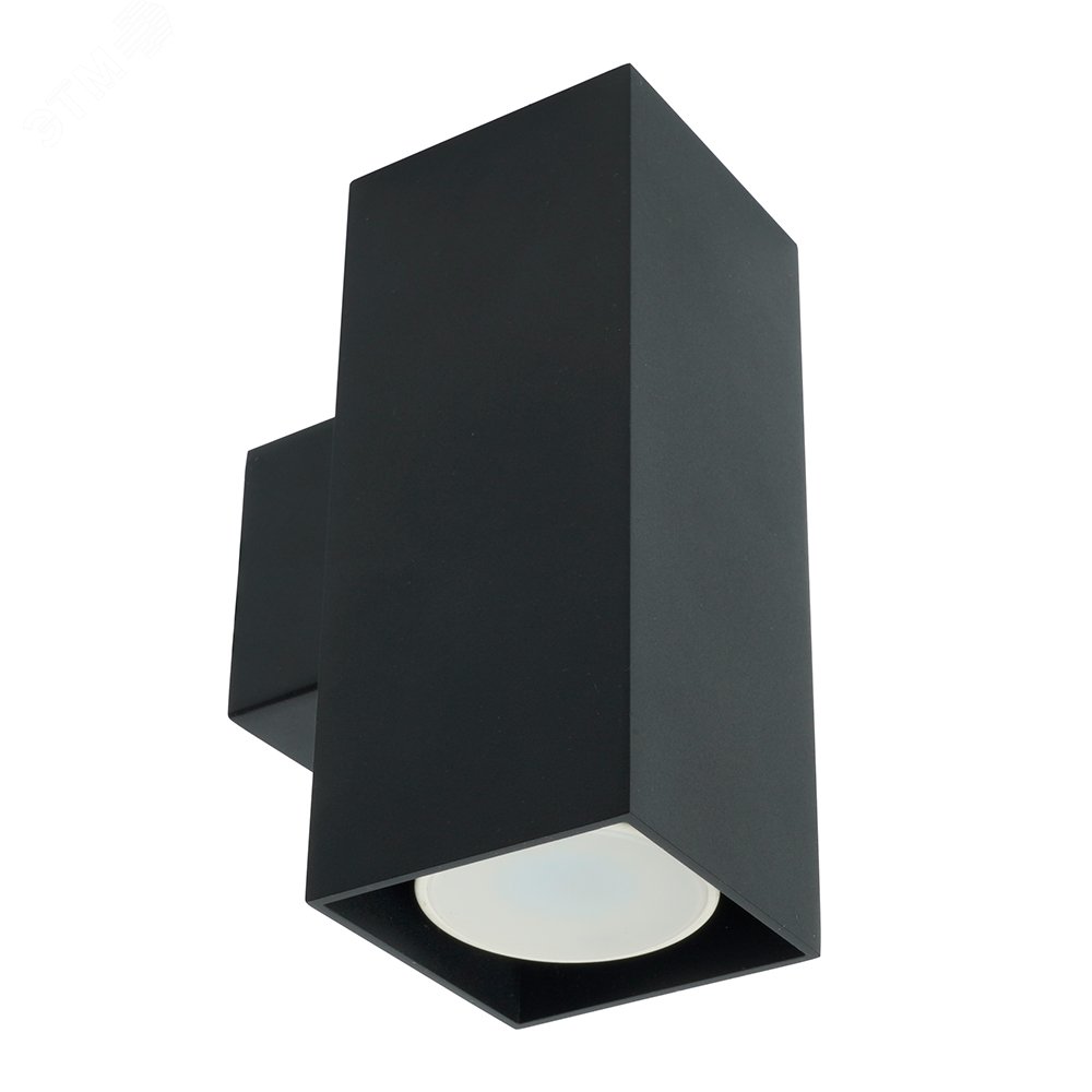 Изображение товара Настенный светильник ДБО 2хGU10 без ламп черный от FERON