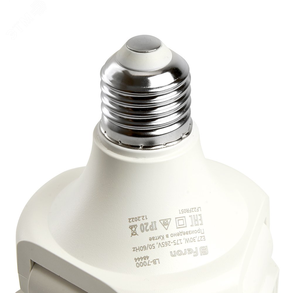 Лампа светодиодная LED 30вт Е27 для растений и рассады 3 лепестка трансформер LB-7000 48444 FERON - превью 7