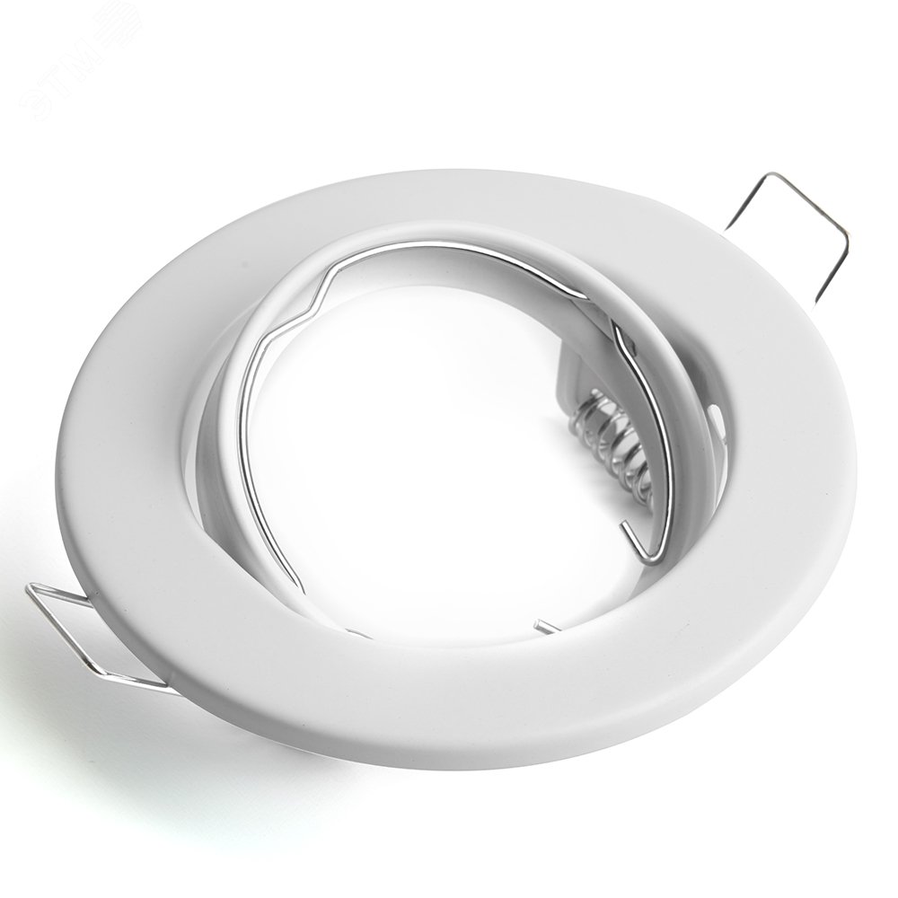 Светильник ИВО-50w G5.3 поворотный белый матовый DL11 48465 FERON - превью 3