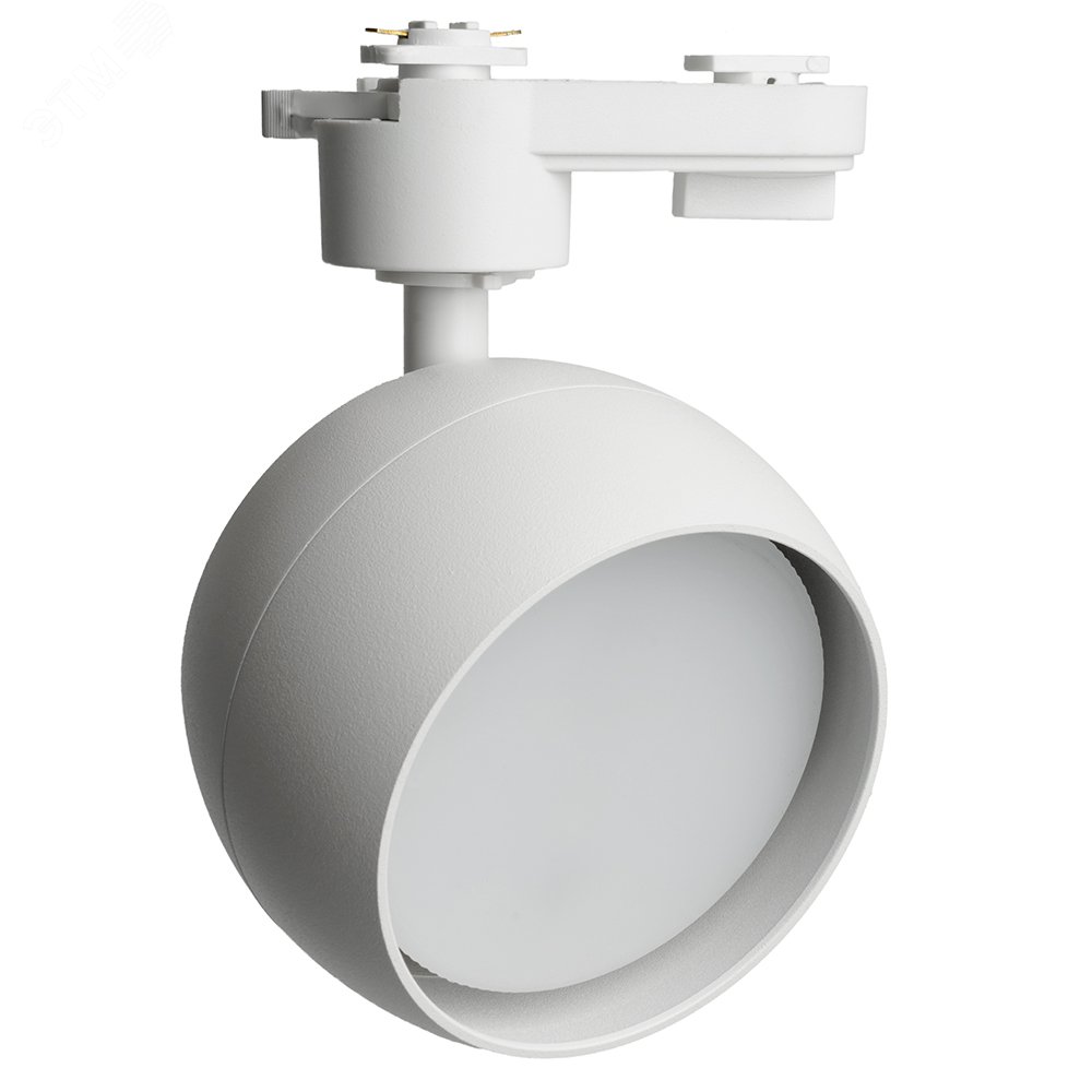 Изображение товара Светильник трековый на шинопровод ДПО GX53 белый без лампы для акцентной подсветки