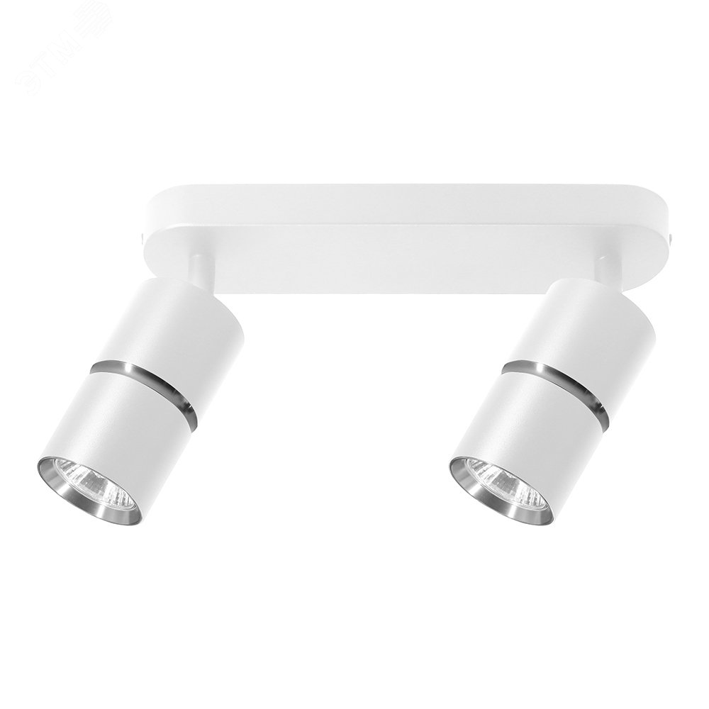 Изображение товара Настенно-потолочный светильник ЗЕН с 2GU10 белый хром дизайн сучасний