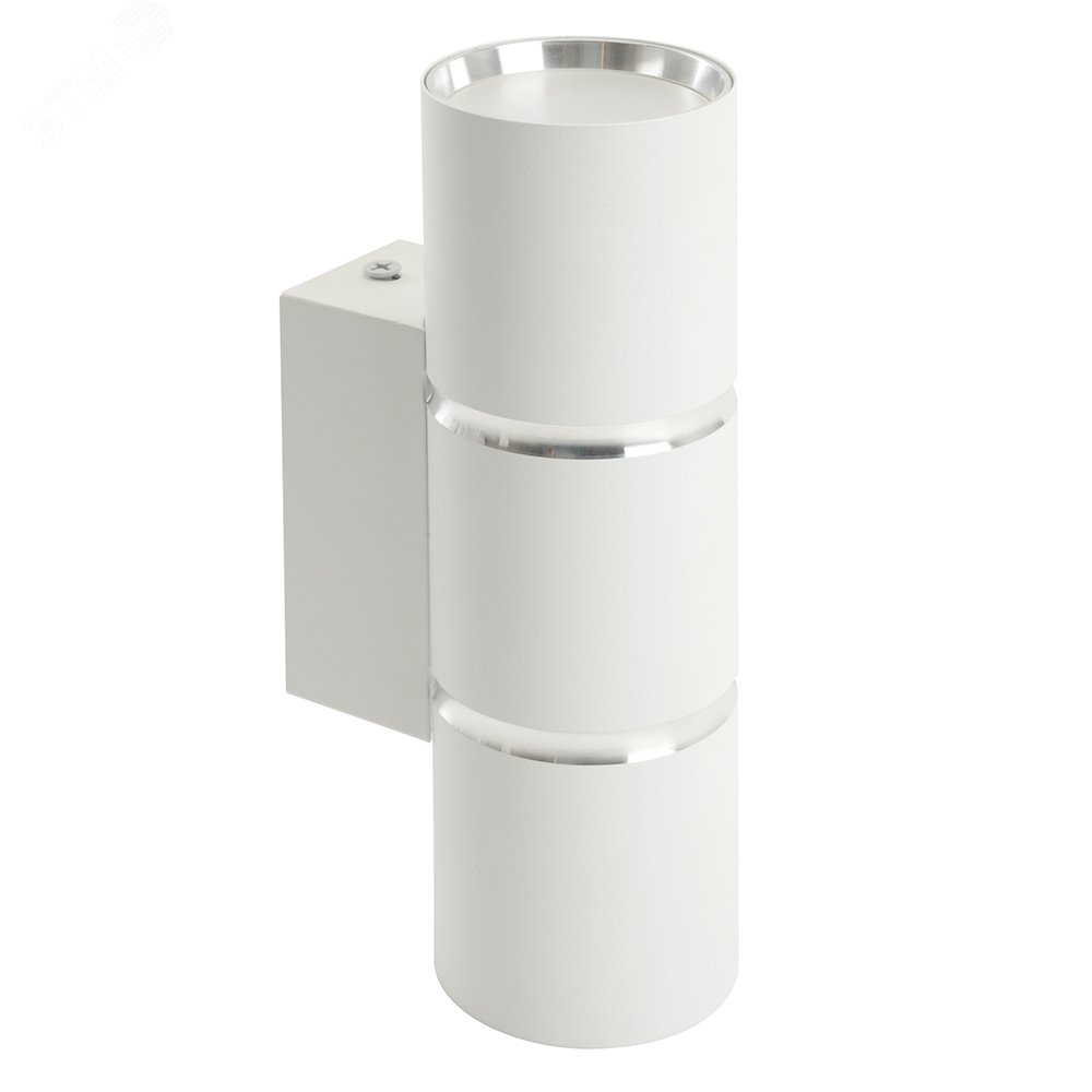 Изображение товара Настенный светильник ДБО 2хGU10 белый хром ТМ FERON 180 мм