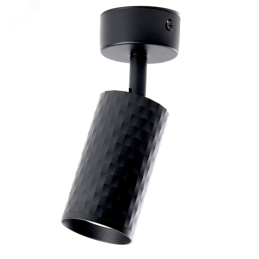 Изображение товара Светильник ДБО GU10 черный наклонный для потолка серии PIXEL