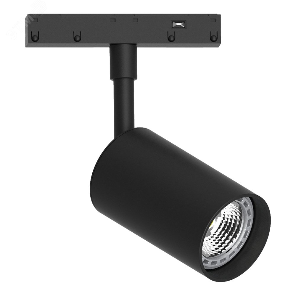 Изображение товара Светильник трековый магнитный на шинопровод ДПО GU10 без лампы IP40 черный (шт)