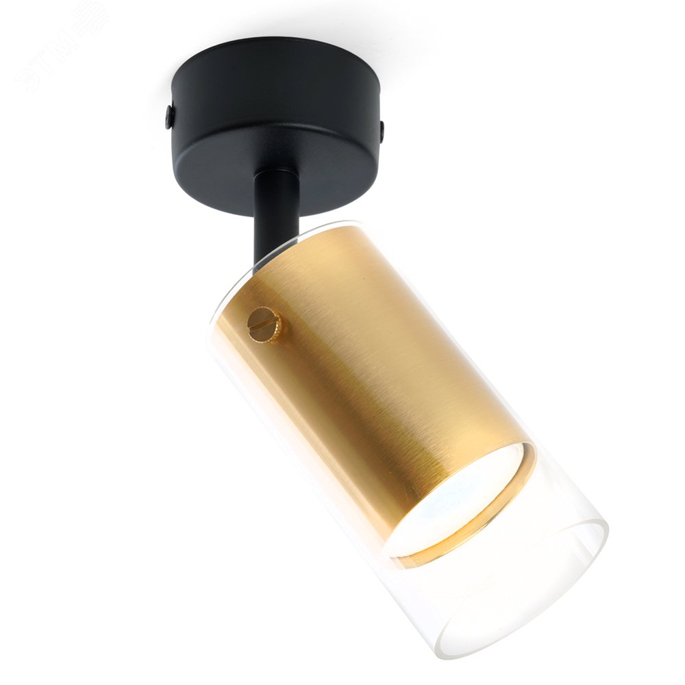 Изображение товара Светильник накладной GU10 с регулировкой направления золото черный
