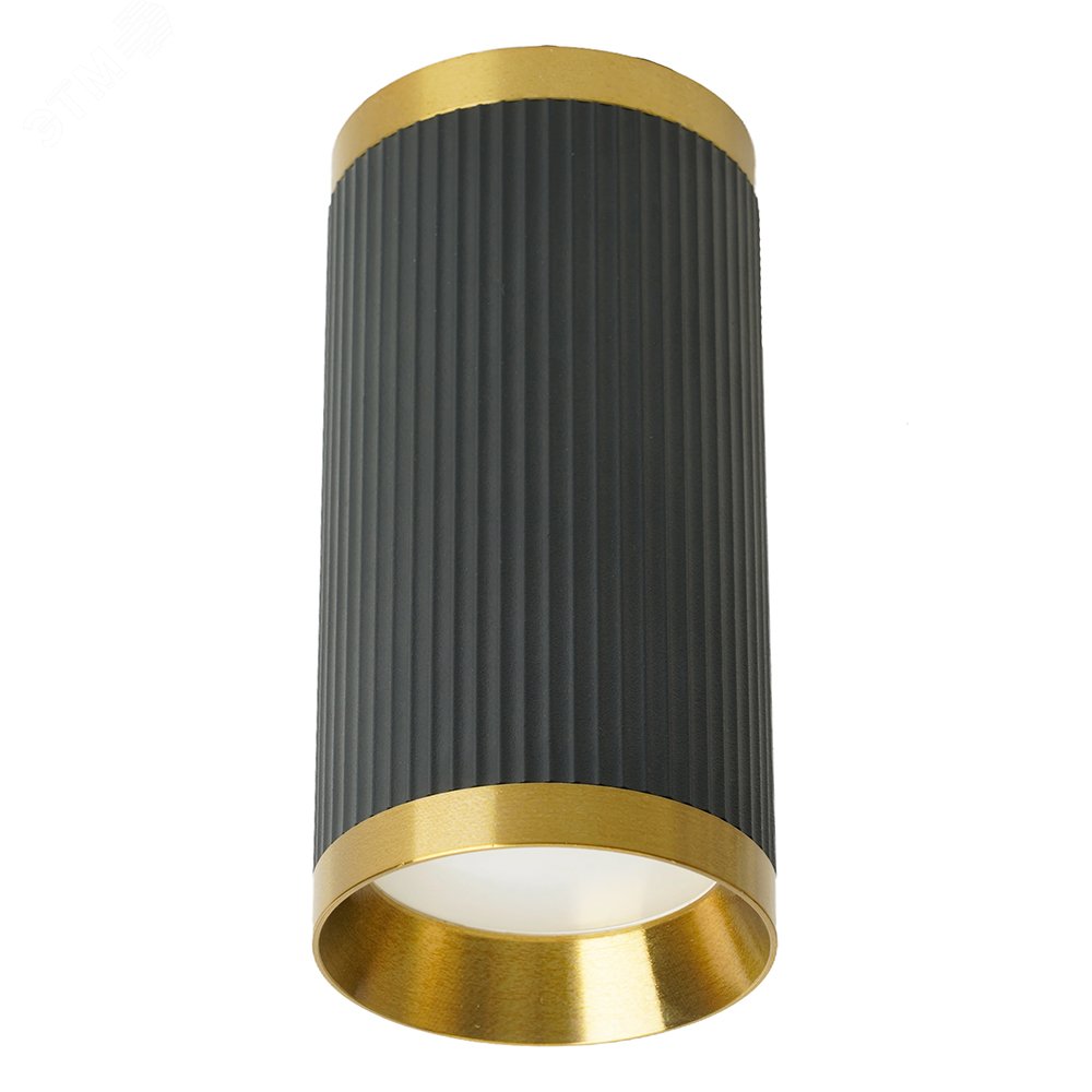 Изображение товара Светильник ДПО GU10 черный антик золото для потолочного освещения