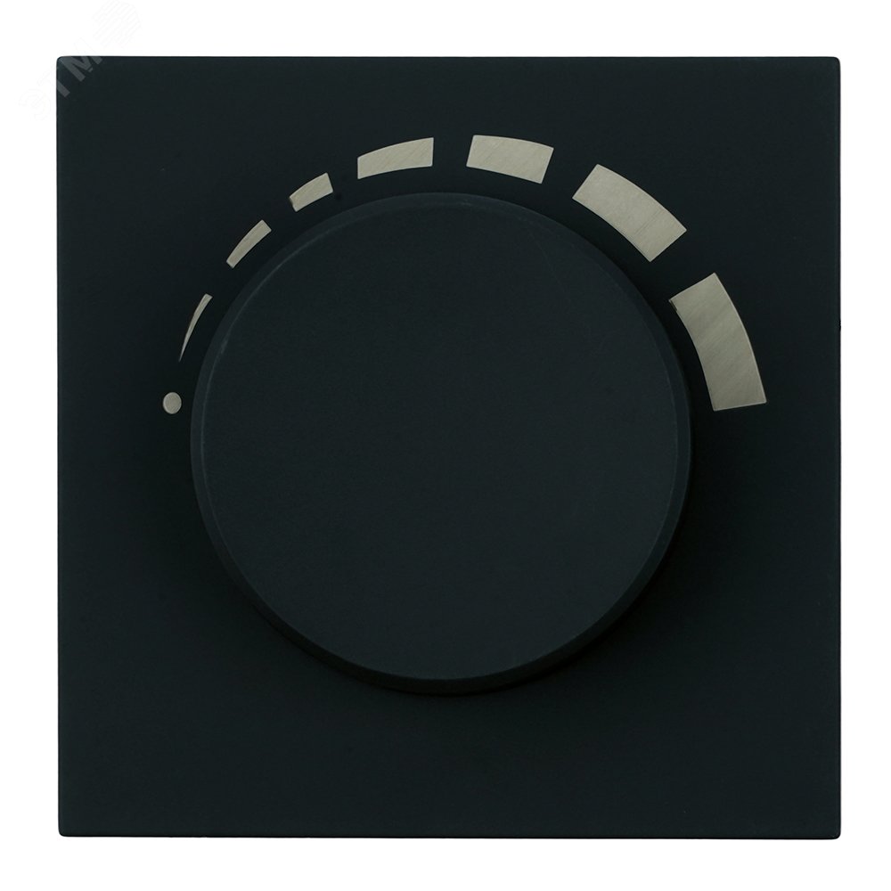 Изображение товара Выключатель диммирующий (механизм) 250В 1200W серия Мия черный бархат STEKKER (шт)