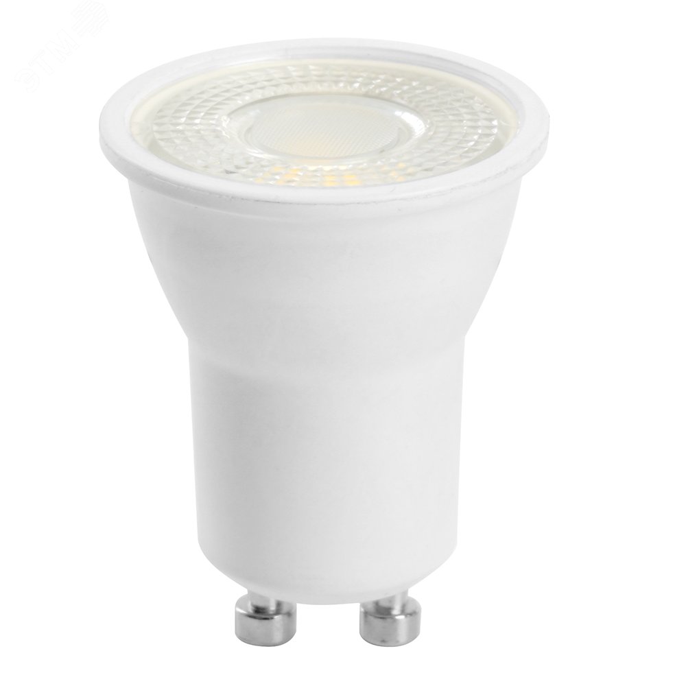 Лампа светодиодная LED 5вт 230в GU10 теплый с линзой 38 гр. артикул LB ...