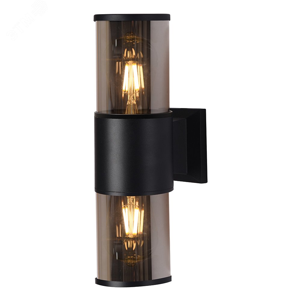 Изображение товара Садово-парковый светильник НБУ-2х40w вверх/вниз Е27 IP54 черный