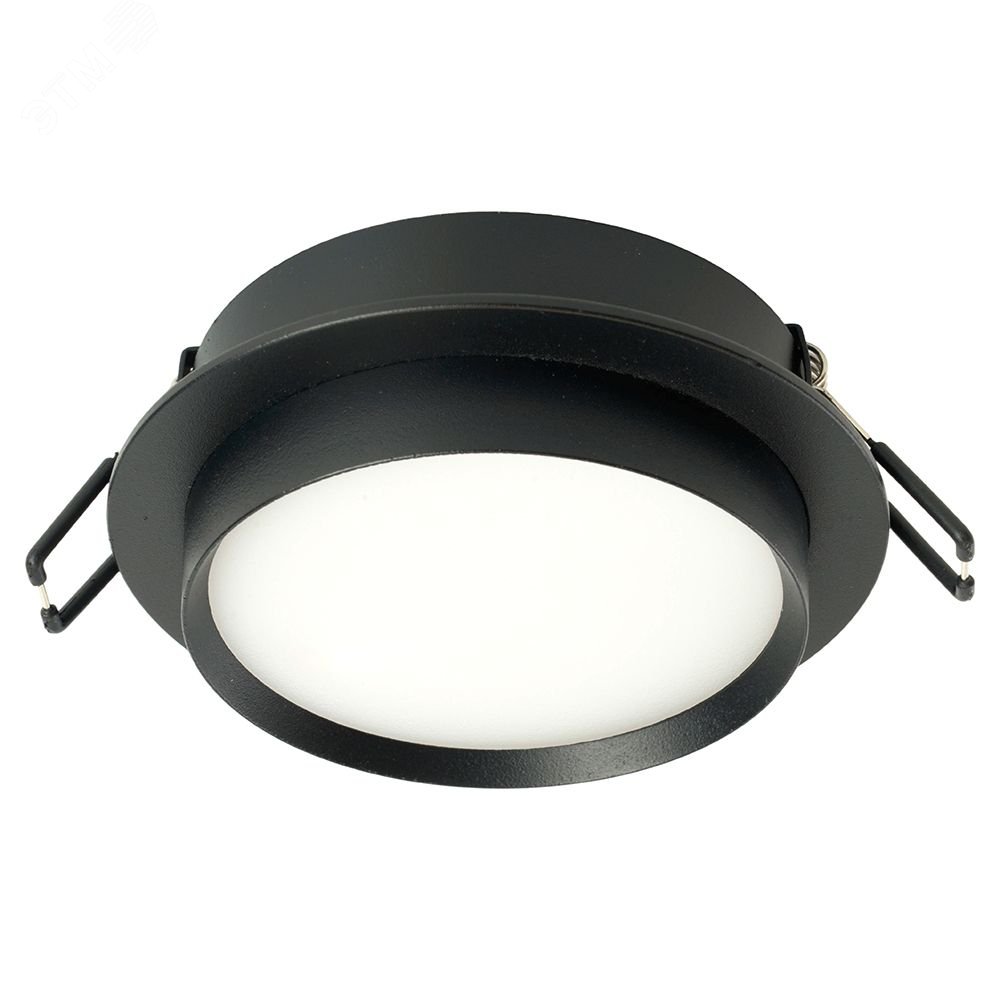 Изображение товара Светильник потолочный встраиваемый FERON DL507 15W GX53 черный круг