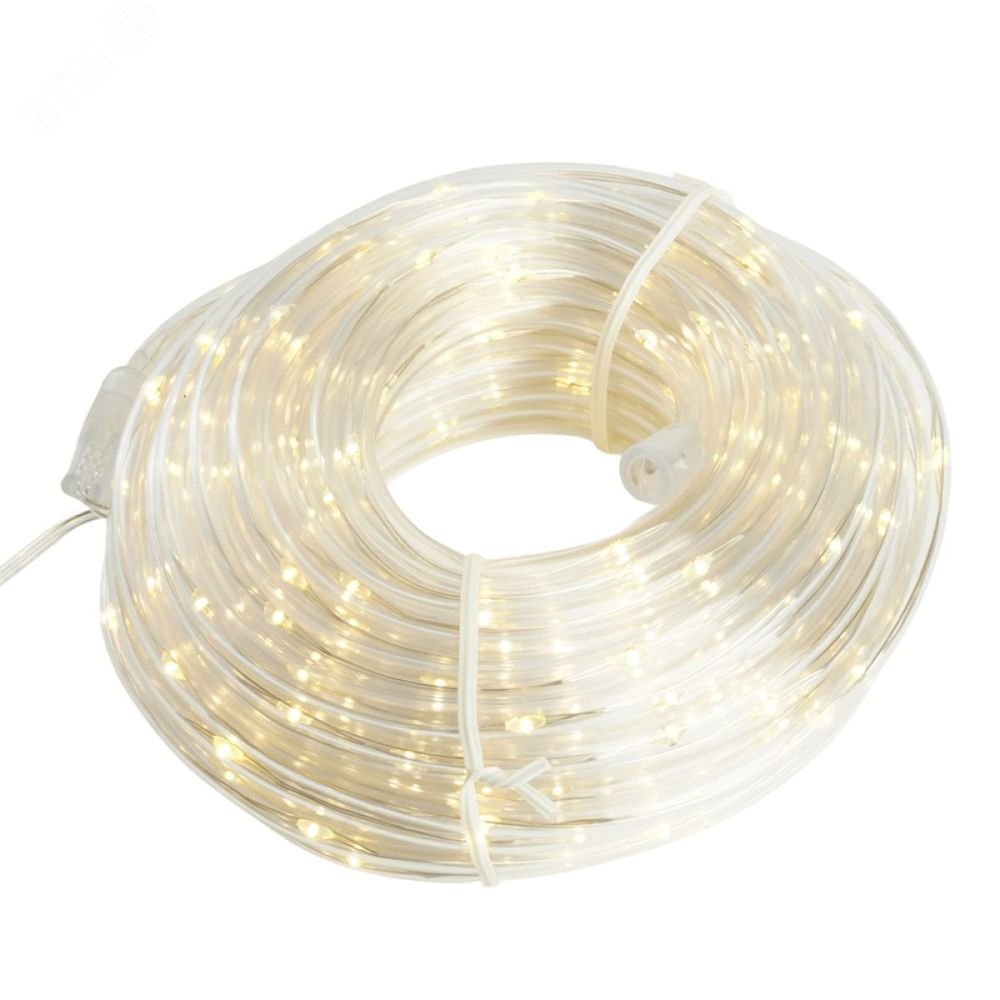 Изображение товара Гирлянда линейная LED 2700K 15м с контроллером прозрачный шнур